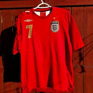 David Beckham England football Jersey